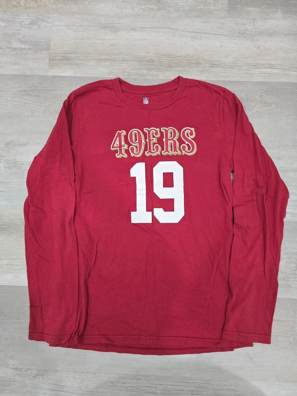 NFL San Francisco 49ers Long Sleeve Shirt T-shirt Youth sz XL
